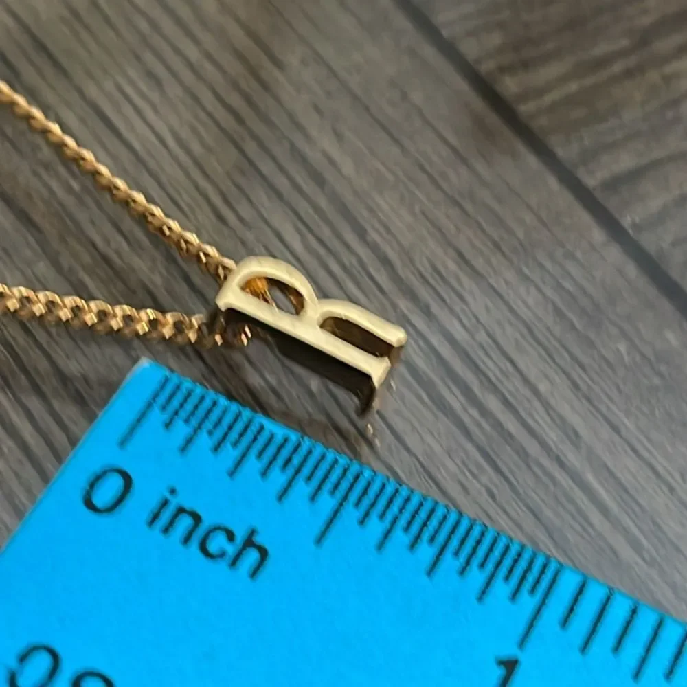Vintage Tie Clasp - Chain with Initial “R” Monogram